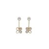 MAJORICA Long 2 In 1 Ayanti Earrings With A Round, White Pearl | Pearl Drop Earrings