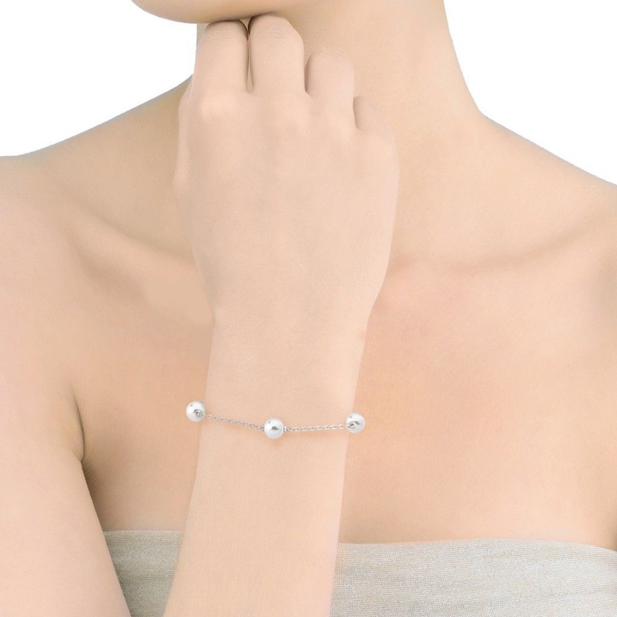 MAJORICA Silver Bracelet Ilusion | Chain Bracelets