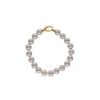 MAJORICA Gold-Plated Silver Bracelet With 10Mm White Pearls Lyra | Golden Bracelets