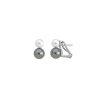 MAJORICA Earrings Nuit White And Gray Pearls | Short Earrings