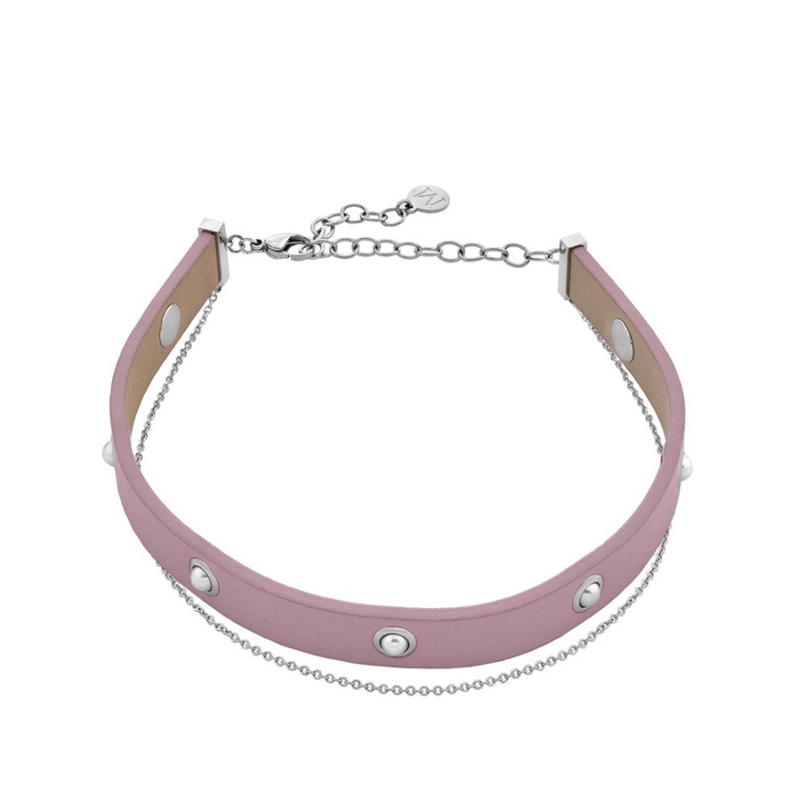 MAJORICA Pink Choker Necklace Moonlight | Pearl Chokers