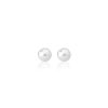 MAJORICA Gold Plated Earrings Cies With 4Mm White Pearl | Pearl Stud Earrings